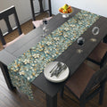 Elegant Botanical Table Runner: William Morris Inspired Floral Design for Stylish Home Decor