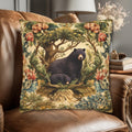 William Morris Woodland Animals Pillow Cover: Squirrel, Skunk, Doe, Bear Designs