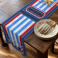 Patriotic Striped Table Runner: America 250th Anniversary Limited Edition