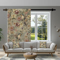 Vintage Style Hummingbird Blackout Curtain Panel: William Morris Inspired  Floral Window Treatment
