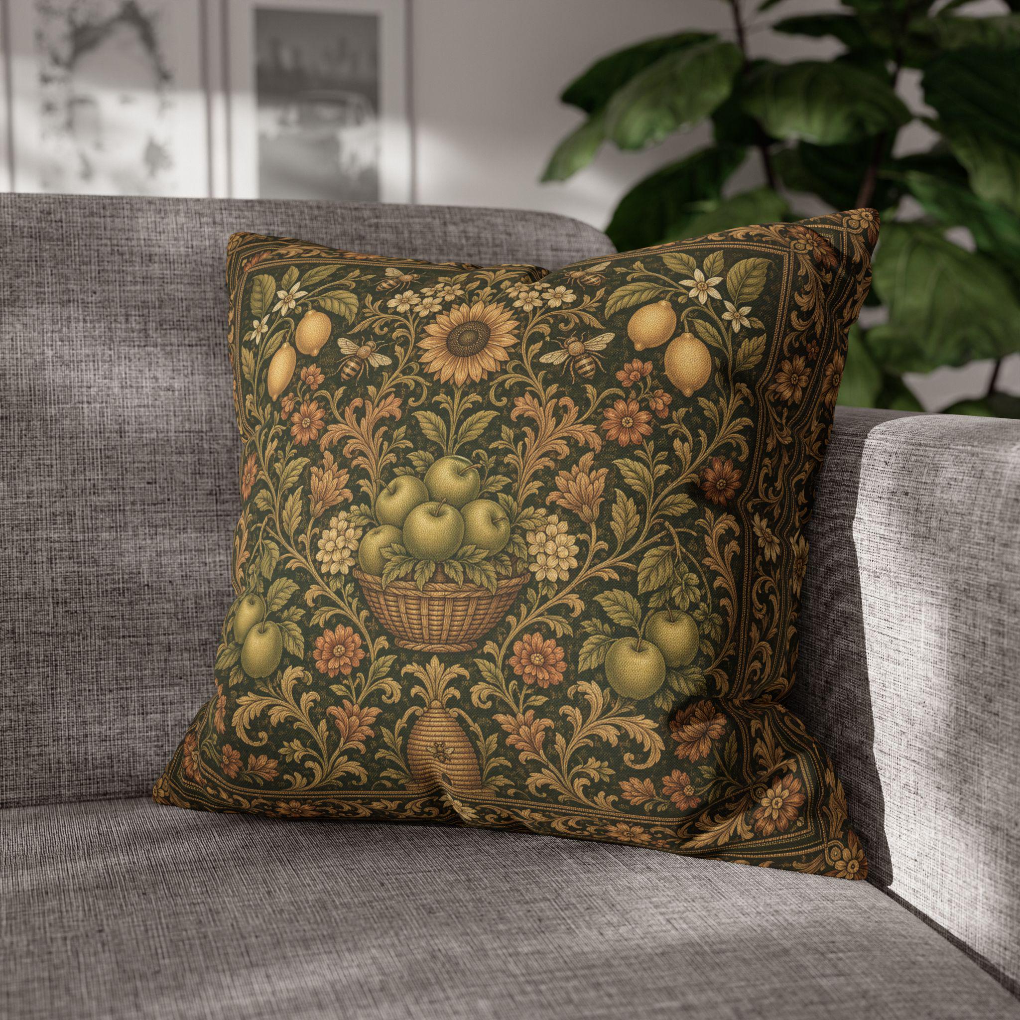 William Morris Style Pillow Cover: End of Summer Transitional Decor