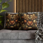William Morris Inspired Pillow Cover: Vintage Style Autumn Harvest Tapestry