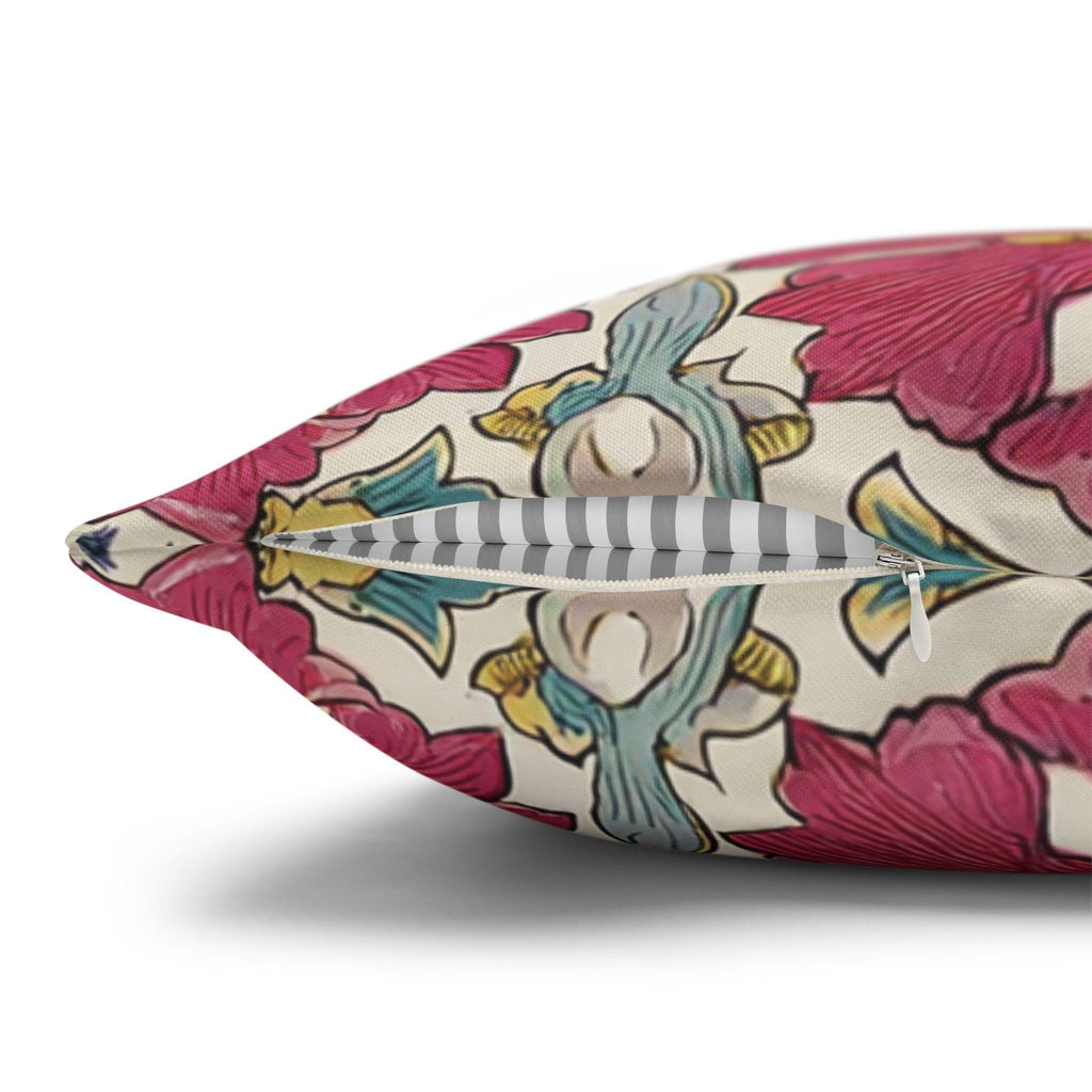 William Morris Style Hyacinth Pillow Cover: John Henry Dearle Inspired Floral