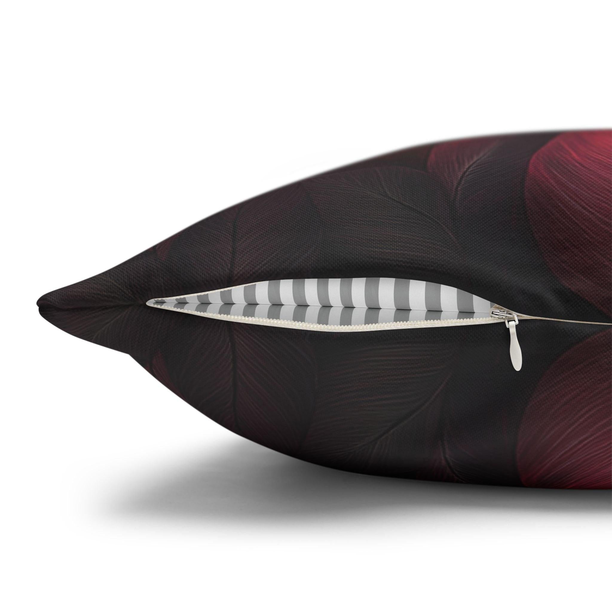 Fall Pillow Cover: Ombré Leaves in Warm Tones - Soft Polyester