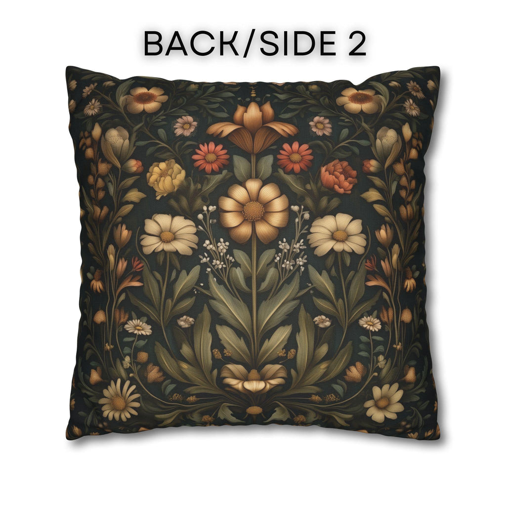 William Morris Inspired Throw Pillow Cover: Spring Garden Botanicals