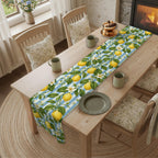Lemon Table Runner Collection: 7 Citrus and Stripe Variations