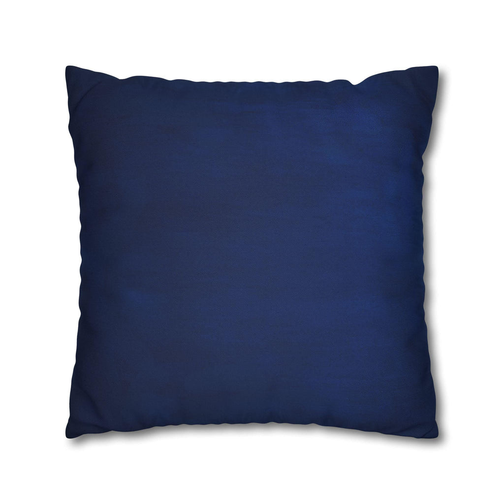 Royal Coat of Arms Pillowcase - Regal Golden Emblem on Royal Blue , Elegant Luxury Decor