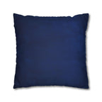Royal Coat of Arms Pillowcase - Regal Golden Emblem on Royal Blue , Elegant Luxury Decor