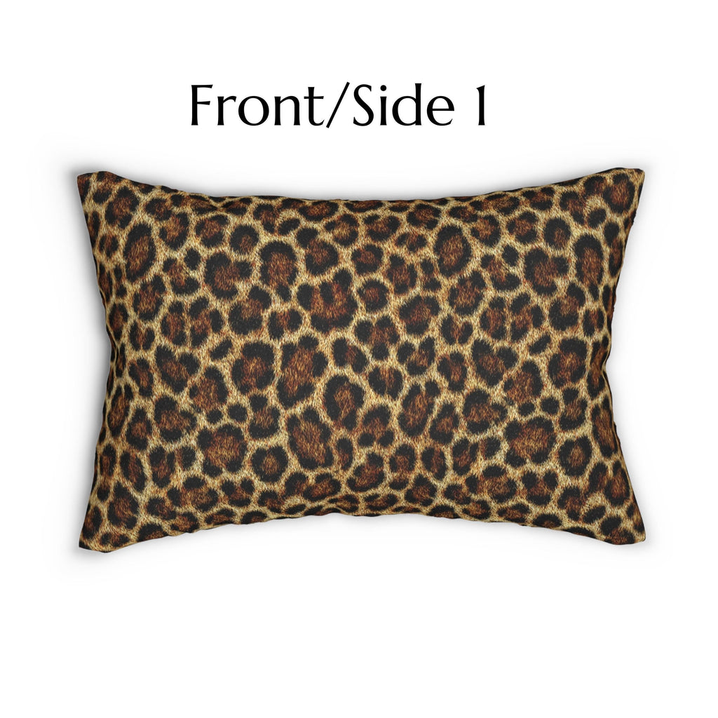 Leopard Luxe Lumbar Pillow: Faux-Fur Look, Zero Cruelty
