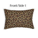 Leopard Luxe Lumbar Pillow: Faux-Fur Look, Zero Cruelty