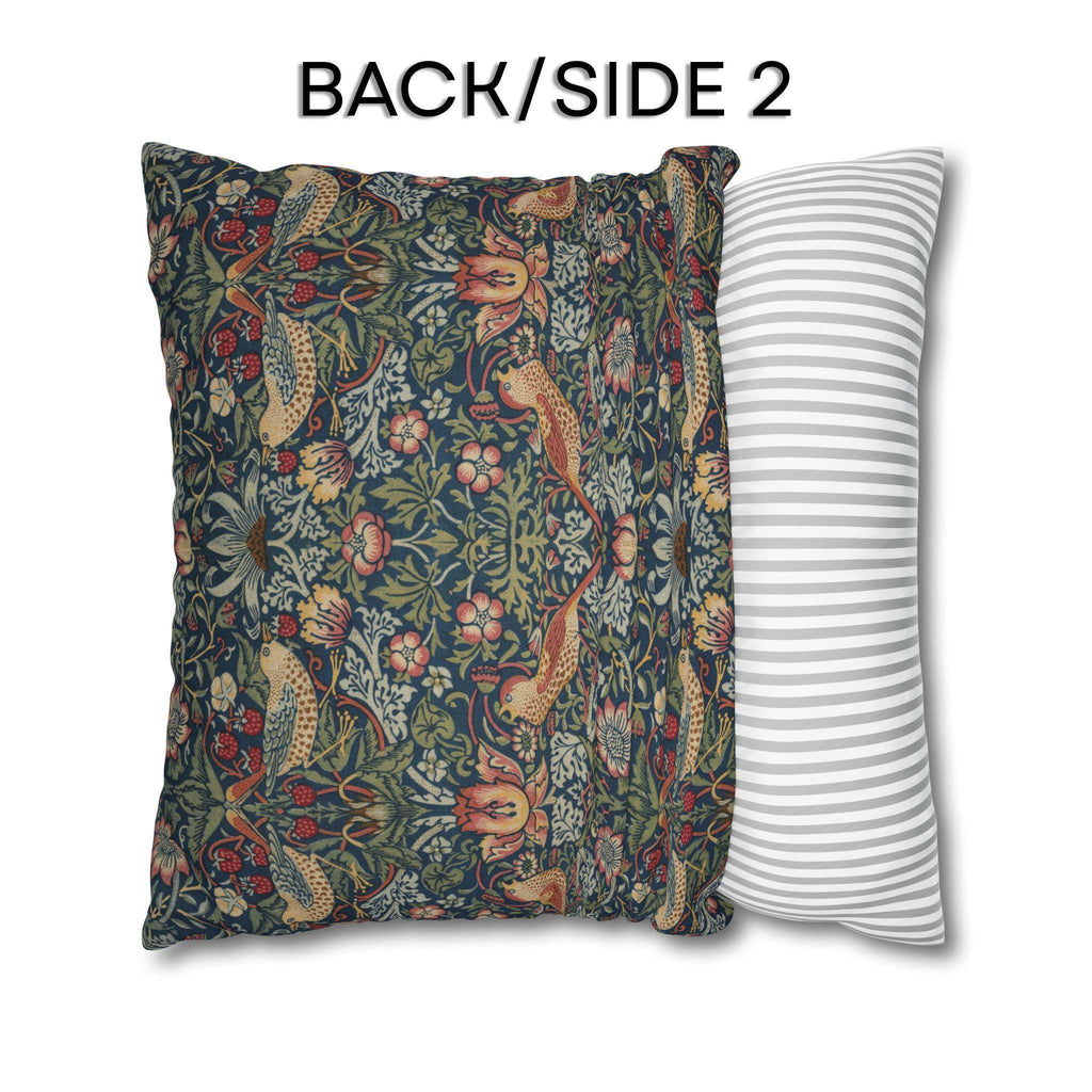 Strawberry Thief Heritage Pillow Cover: William Morris Classic Reimagined