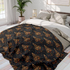 William Morris Christmas Tree Fleece Blanket: Holiday Throw