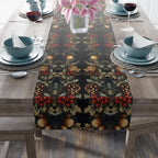 Festive Pinecone Table Runner: Rustic Woodland Christmas Decor for Holiday Dining
