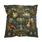 William Morris Outdoor Pillow Fall Harvest Tapestry Style Pumpkin Botanical Autumn Porch Decor