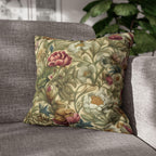 William Morris Botanical Pillow Cover: Vintage Style Floral Accent