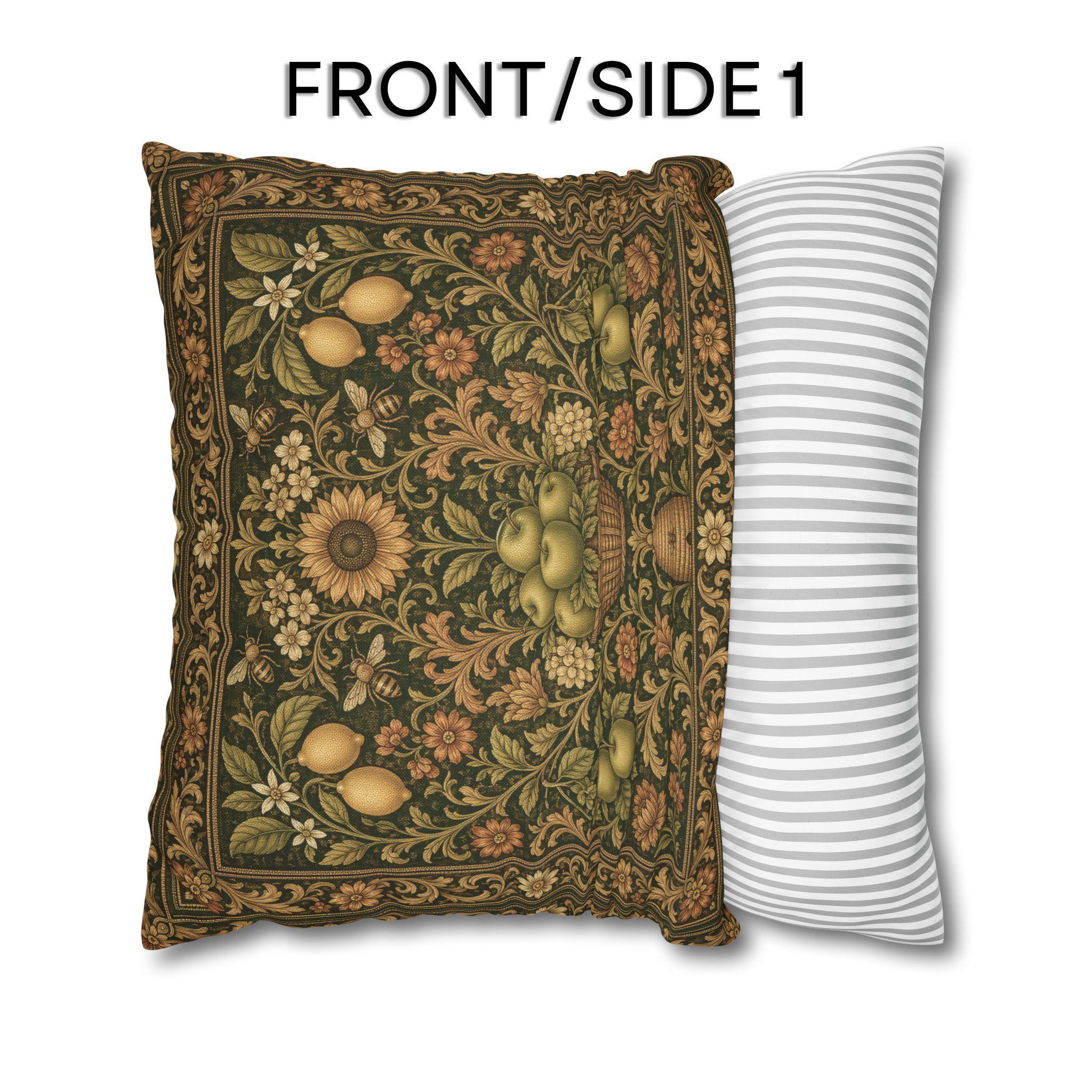William Morris Style Pillow Cover: End of Summer Transitional Decor
