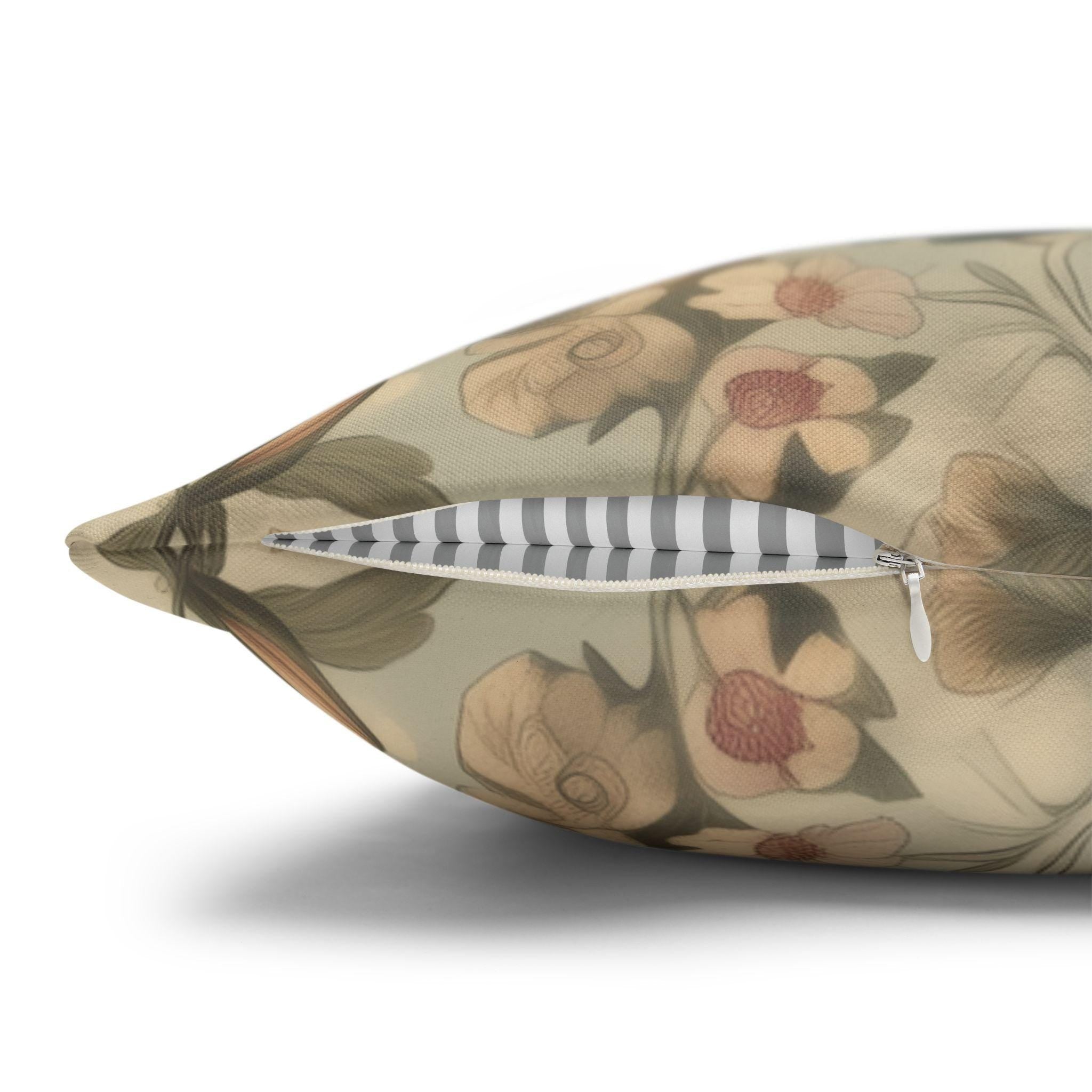 William Morris Inspired Botanical Tapestry Pillowcase: Arts and Crafts Floral Cushion Cover