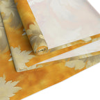 Damask Table Runner, Pumpkin Spice Fall Decor, Elegant Dining Accent