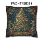William Morris Christmas Tree Pillow Cover: Elegant Holiday Decor