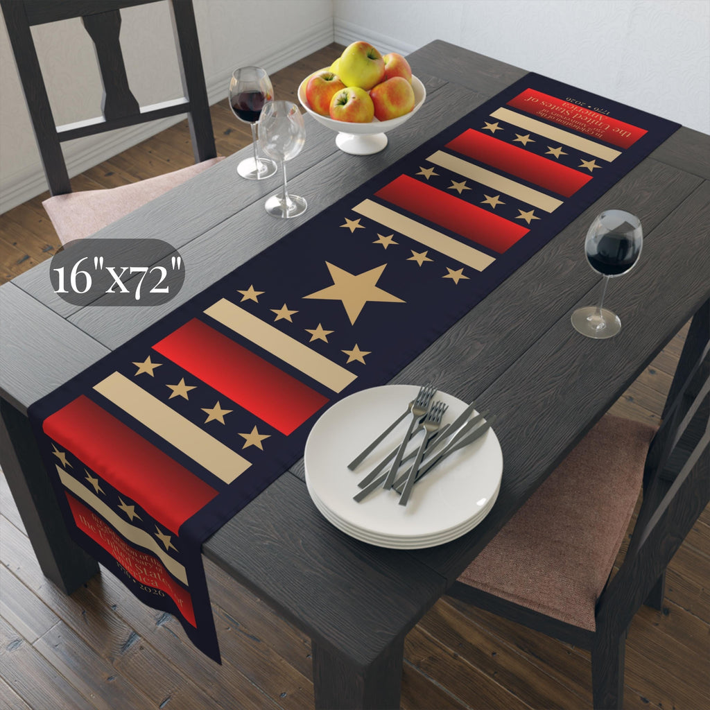 Patriotic Table Runner: Celebrating the U.S. 250th Anniversary