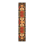 Boho Peony Table Runner: Rustic Autumn Floral for Dining