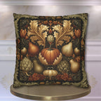 William Morris Inspired Pillow Cover: Vintage Style Autumn Harvest Tapestry