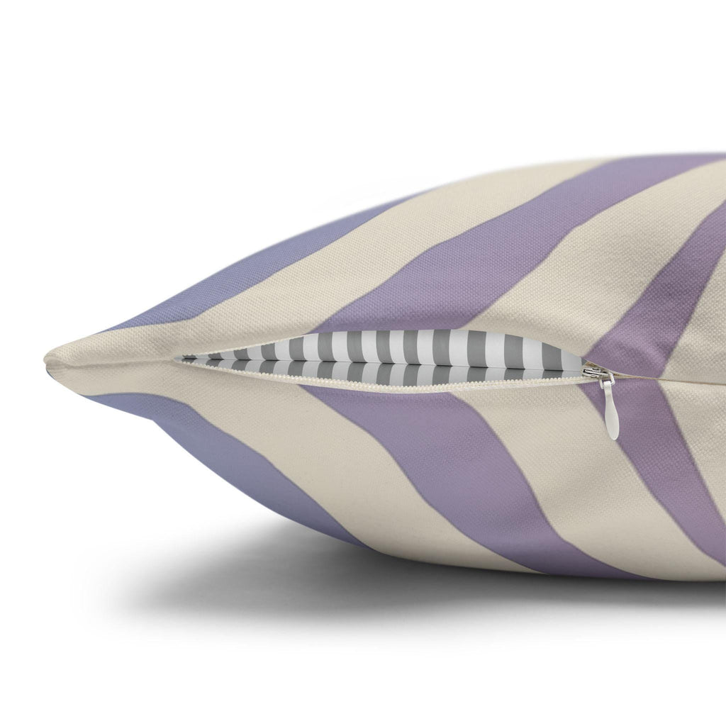 Zebra Stripe Pillow Cover: Cotton Candy Ombre, Pastel Decor