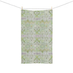 William Morris inspired Hand Towel: Soft Sage Botanical with Muted Lavender