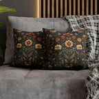 William Morris Inspired Throw Pillow Cover: Spring Garden Botanicals