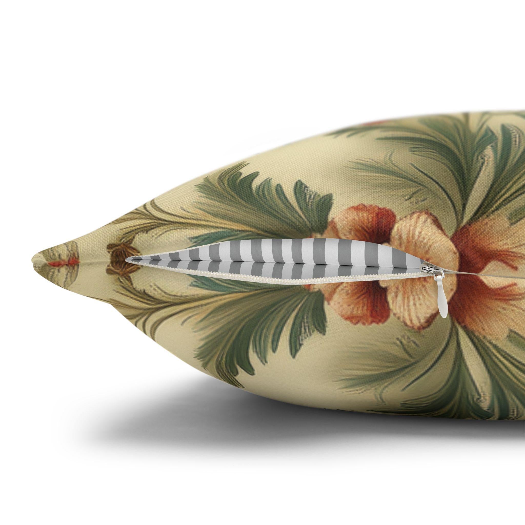 Vintage Style Proud Farm Pig Pillowcase: Botanical Floral Design for Rustic Farmhouse Decor