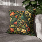 William Morris Love Birds Pillow Cover: Vintage Style Arts & Crafts Floral Cushion