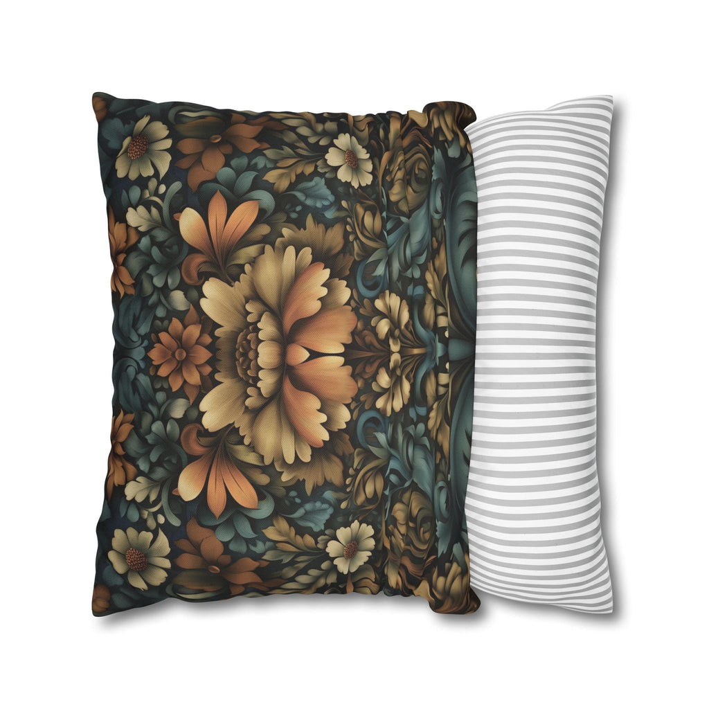 William Morris Fall Pillow Cover: Floral Autumn Vintage Style Tapestry  Accent