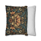 William Morris Fall Pillow Cover: Floral Autumn Vintage Style Tapestry  Accent