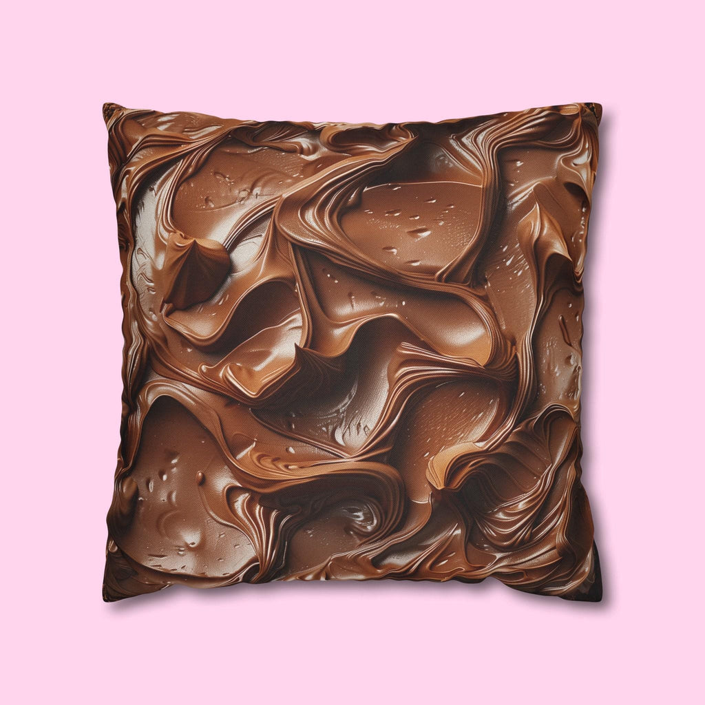 Chocolate Fudge Frosting Pillow Cover, Dessert Home Decor