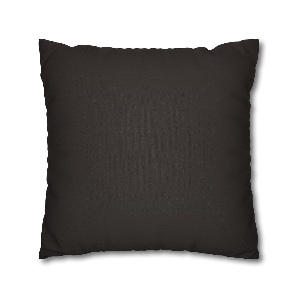 Pillow Cover: Swirling Fall Leaves - Earthy Brown and Orange
