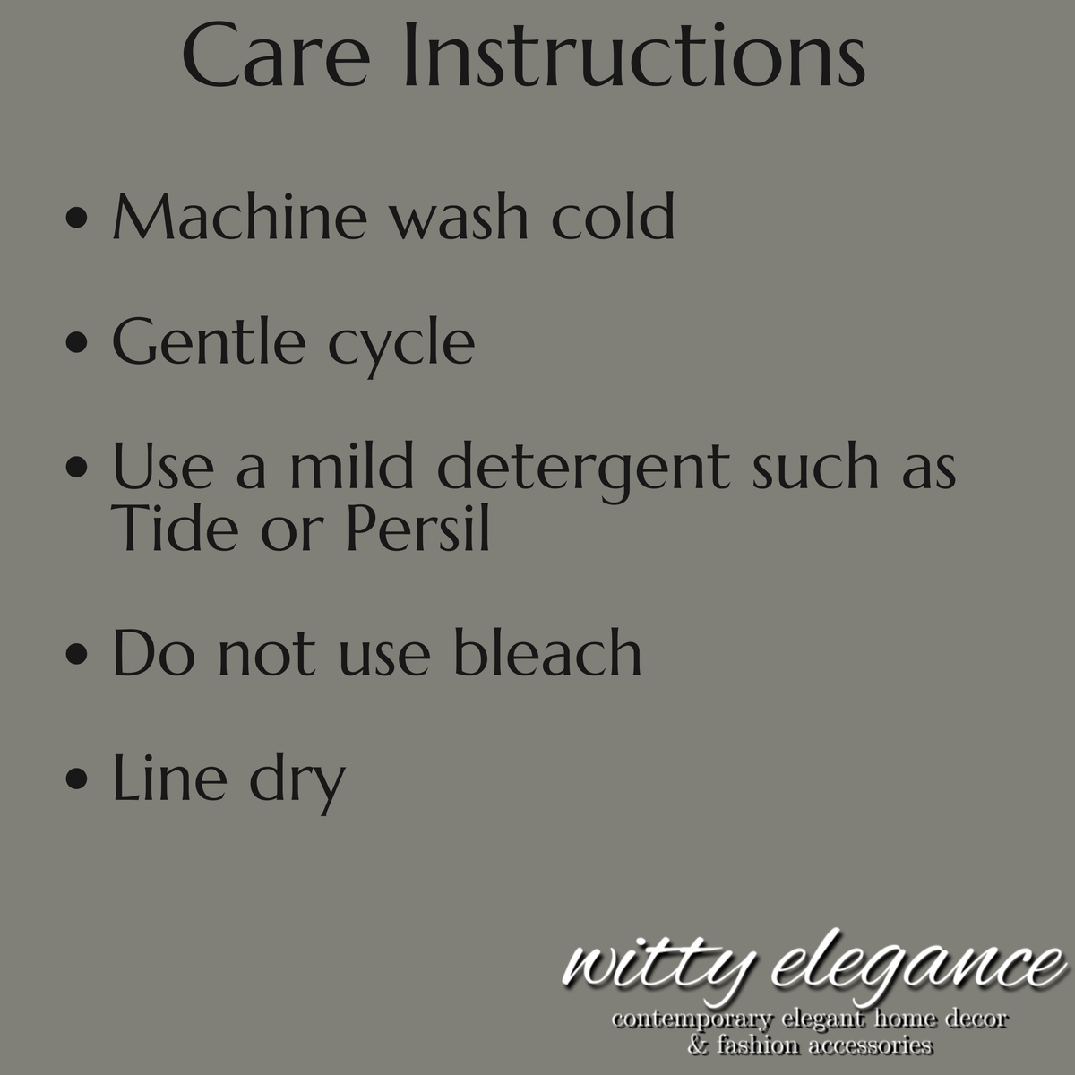 Care Instructions