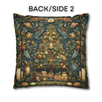 William Morris Inspired Christmas Tree Pillow Cover: Winter Gifts Vintage Style Motif