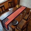 Patriotic Table Runner: US 250th Anniversary - Stylized American Flag 1776-2026