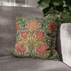 William Morris Style Hyacinth Pillow Cover: John Henry Dearle Inspired Floral
