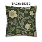 William Morris Pillow Cover: Lodden  Inspired  Sage & Cream Botanicals
