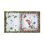 Red Cardinal Christmas Hand Towel: Winter Berry Hand Towel