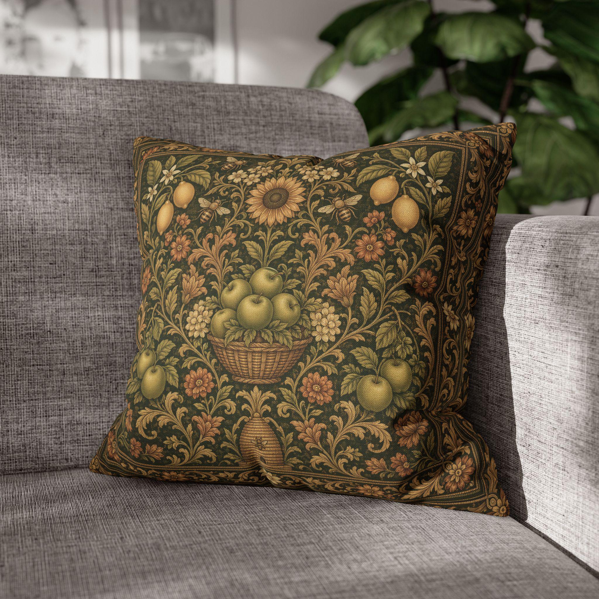 William Morris Style Pillow Cover: End of Summer Transitional Decor