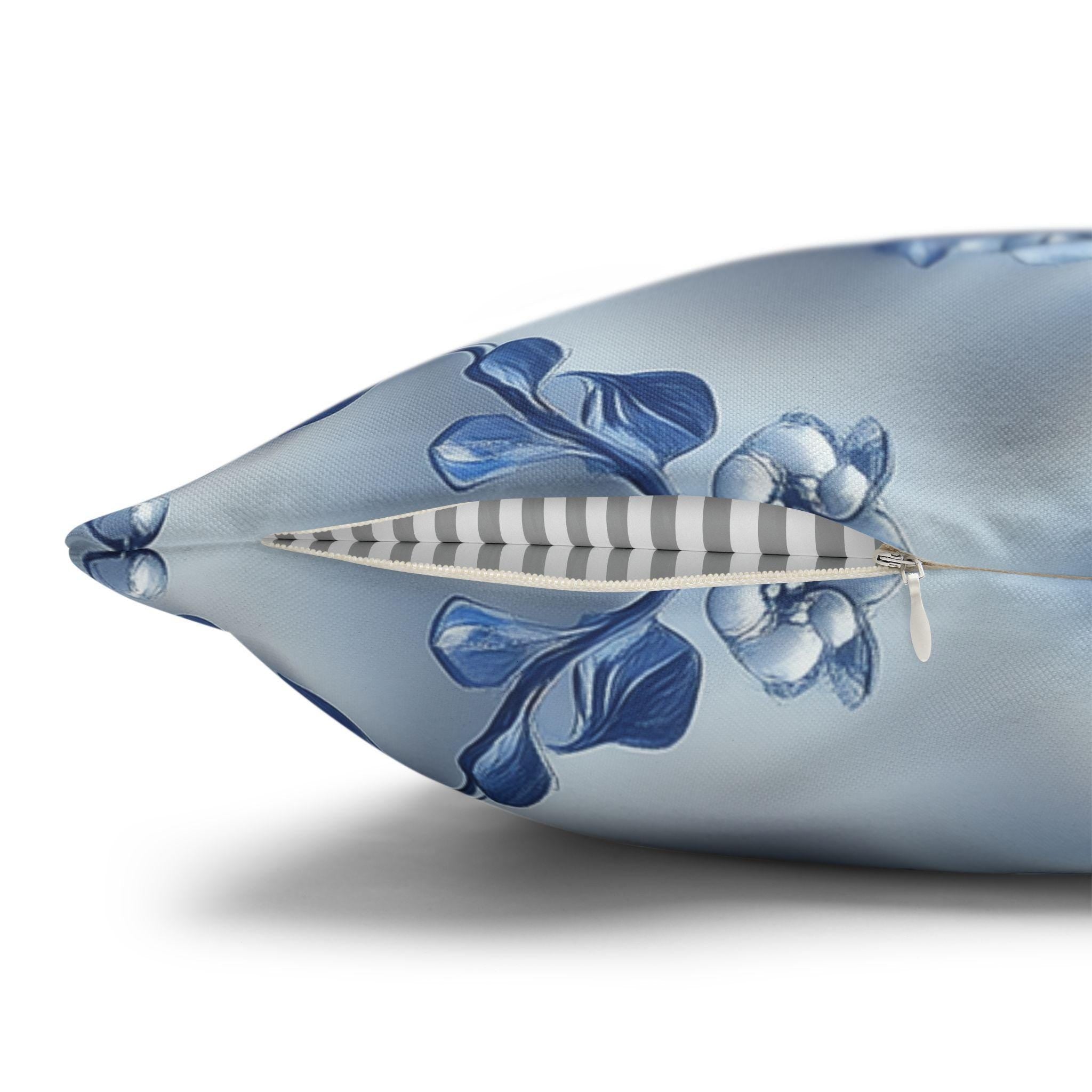 Chinoiserie Pillow Cover | Blue & White Cherry Blossoms | Elegant Home Decor Gift for Home