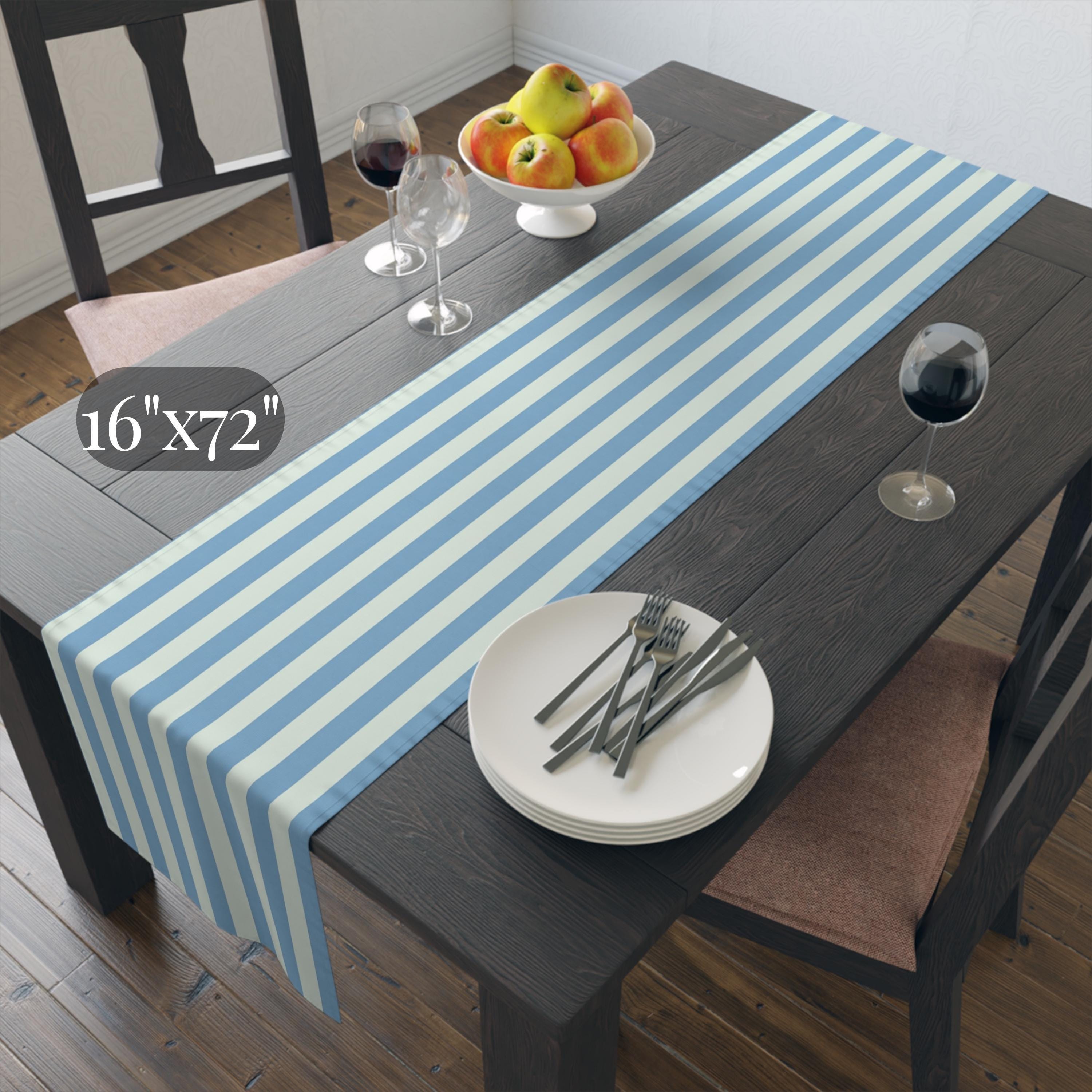 Lemon Table Runner Collection: 7 Citrus and Stripe Variations