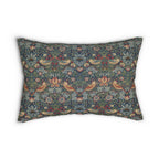 Strawberry Thief Heritage Lumbar Pillow: William Morris Classic Reimagined