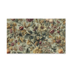 William Morris Inspired Fall Botanical Hand Towel: Sage Mint, Wine, Wheat