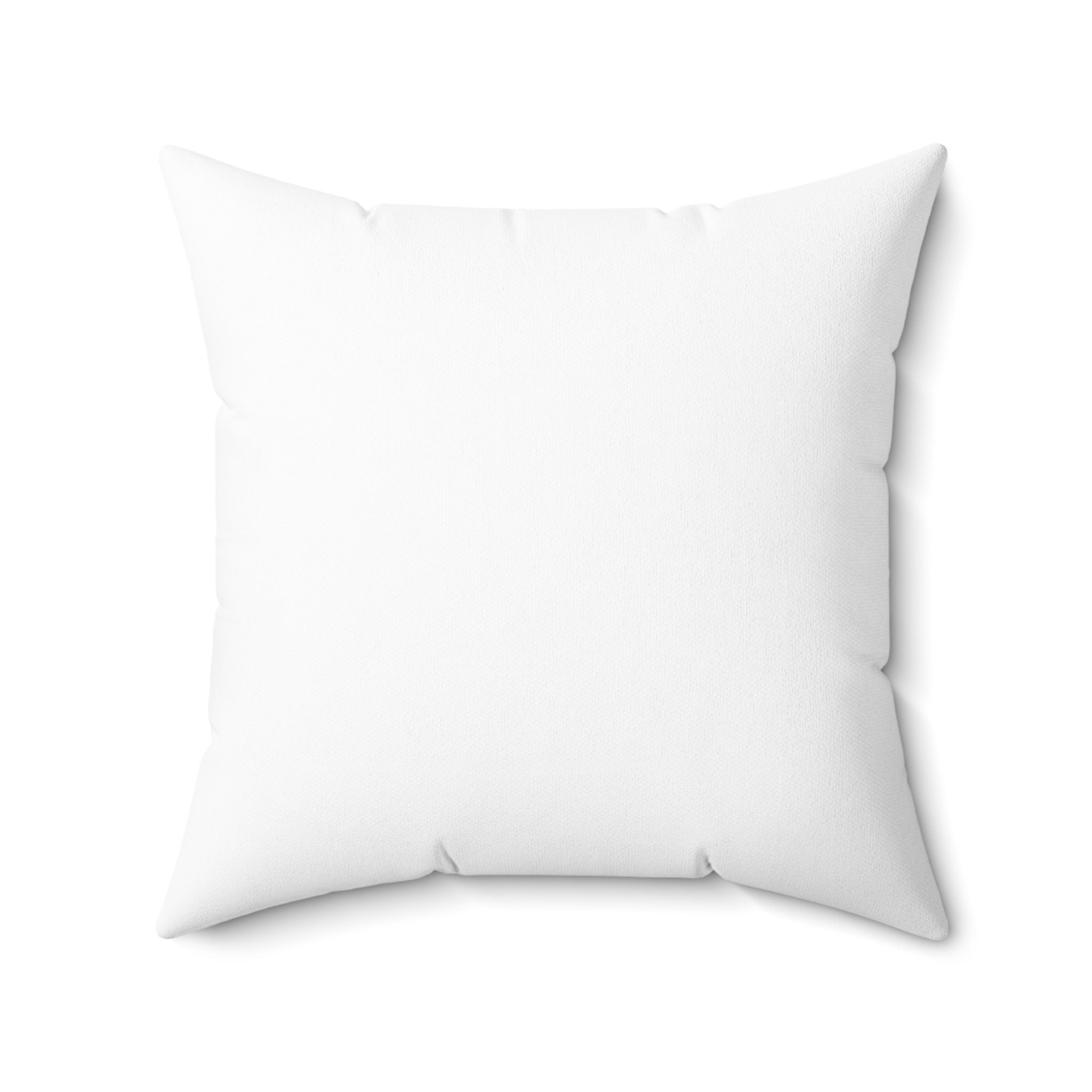 Personalized White Faux Suede Pillow with Greek Key Border and Custom Monogram Initials