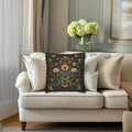 William Morris Inspired Throw Pillow Cover: Spring Garden Botanicals