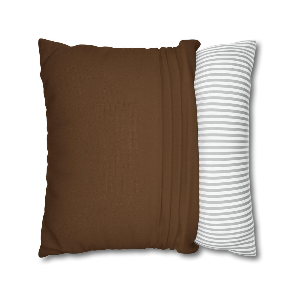 Cubist Wildflower Throw Pillow Cover: Picasso-Inspired Geometric Face Art in Autumn Hues