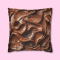 Chocolate Fudge Frosting Pillow Cover, Dessert Home Decor